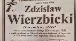 Odszedł na Wieczną Wartę hm. Zdzisław Wierzbicki – były komendant hufca